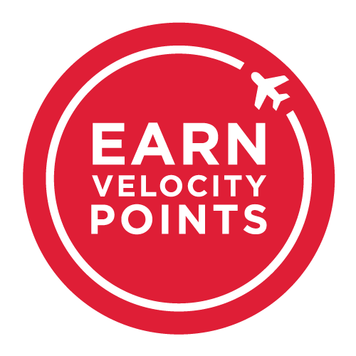 Earn Velocity frequent flyer points, 3 points per $1 spend.
